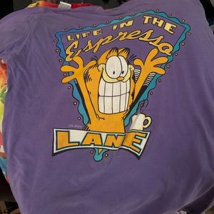 Garfield: Life in the espresso lane 90s t-shirt